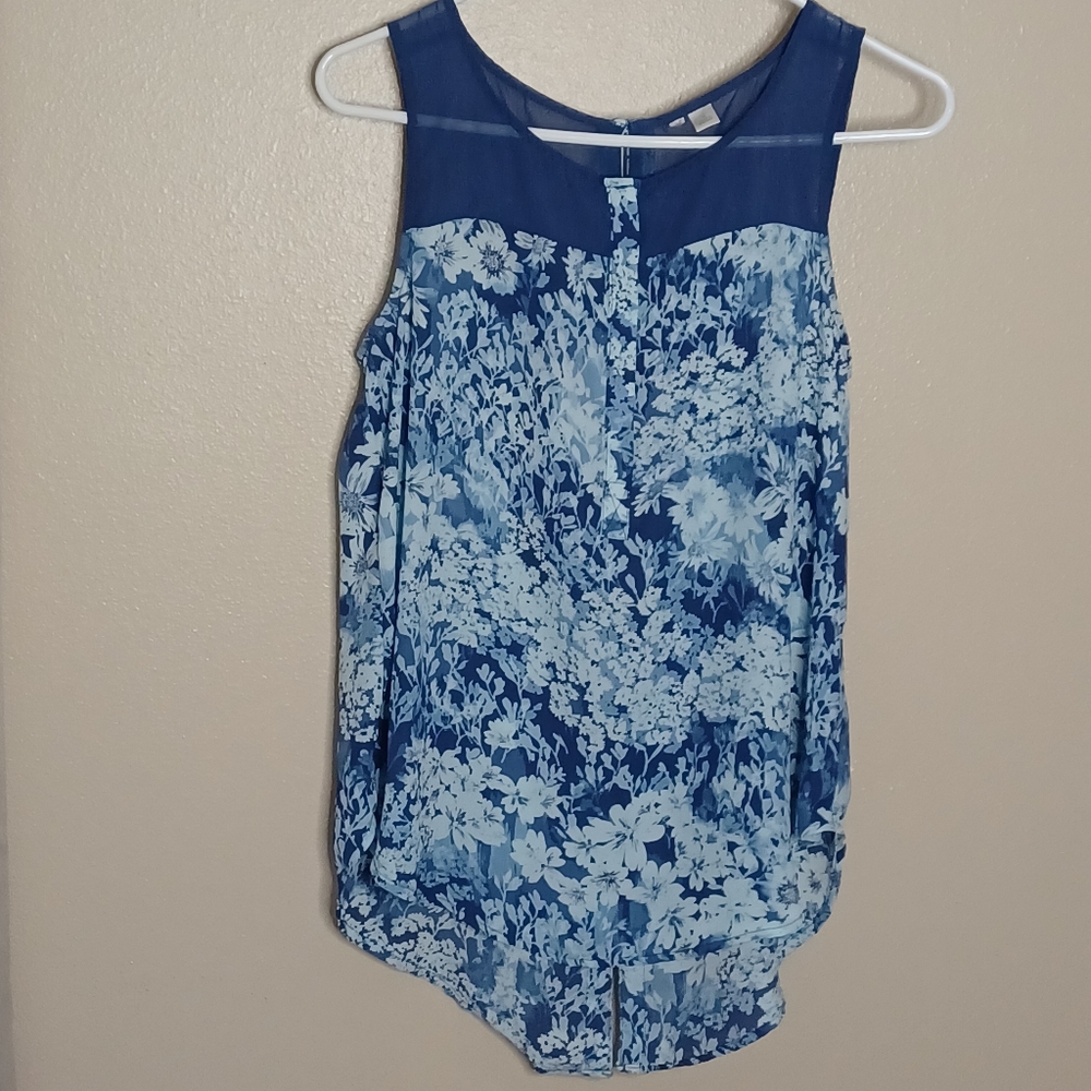 Floral Sheer Tank Top